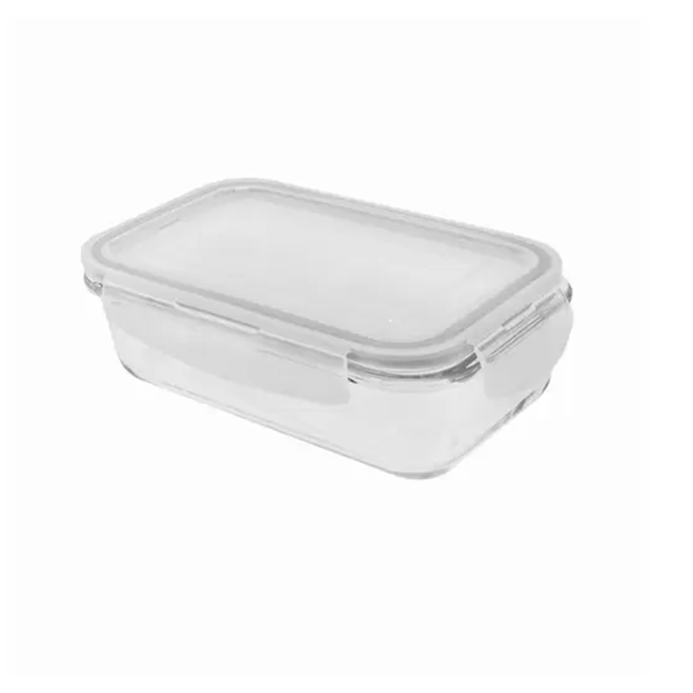 Pote Retangular Com Tampa Oikos 1520 Ml