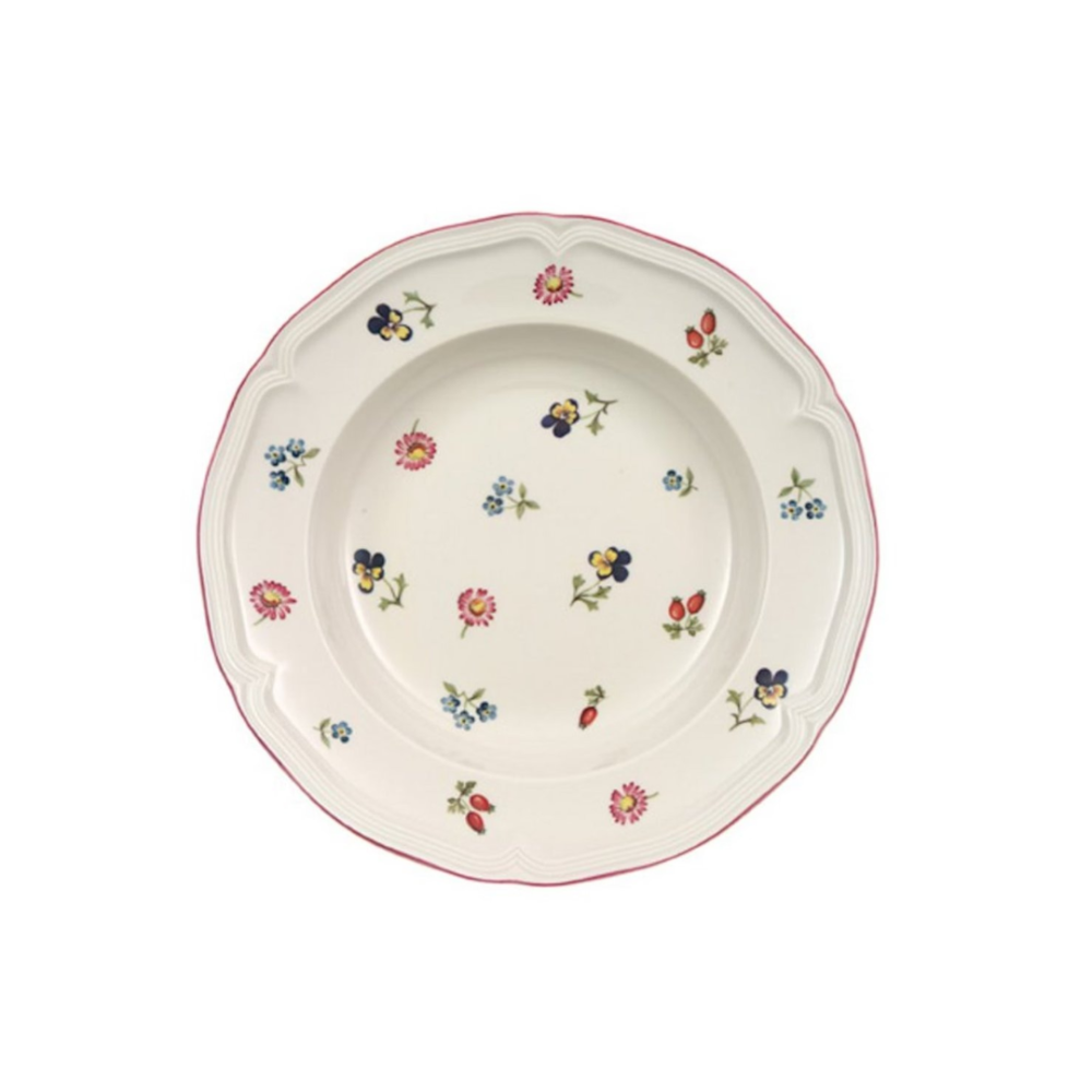 Prato Fundo Petite Fleur Villeroy e Boch  22,8 Cm