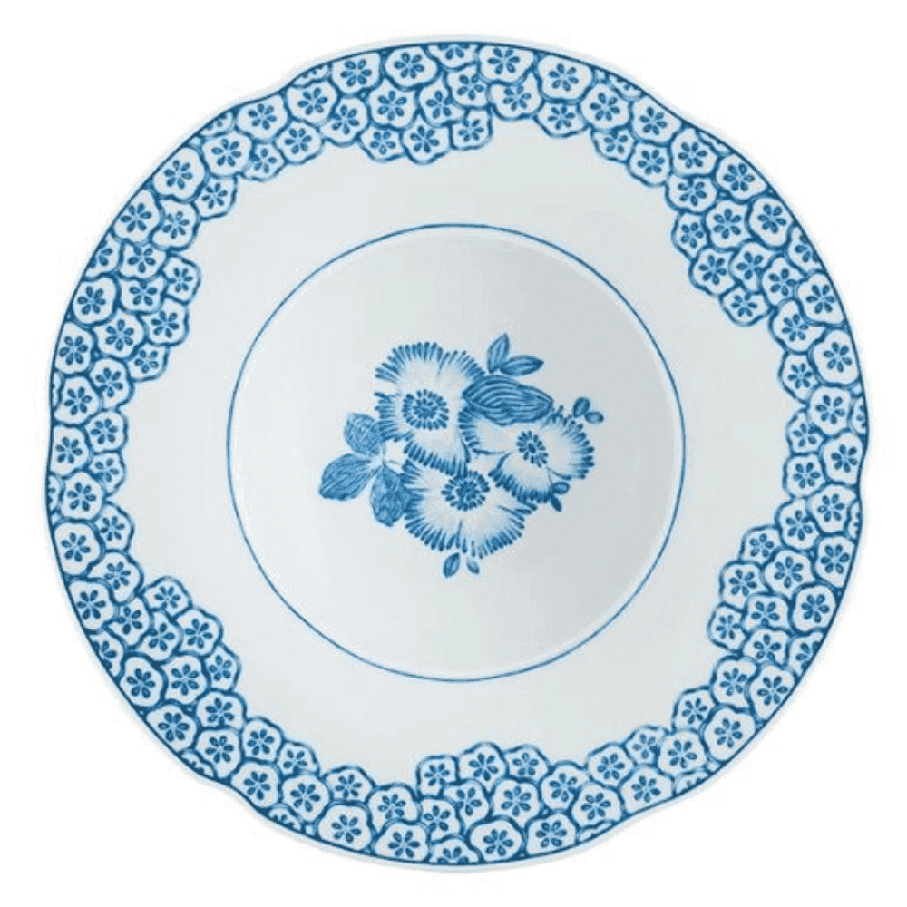 Prato Fundo Vista Alegre Coralina Azul 26 Cm - Cada Prato Fundo Vista Alegre Coralina Azul 26 Cm - Cada