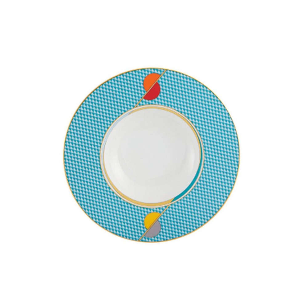Prato Fundo Vista Alegre Futurismo 24,9 Cm - Cada