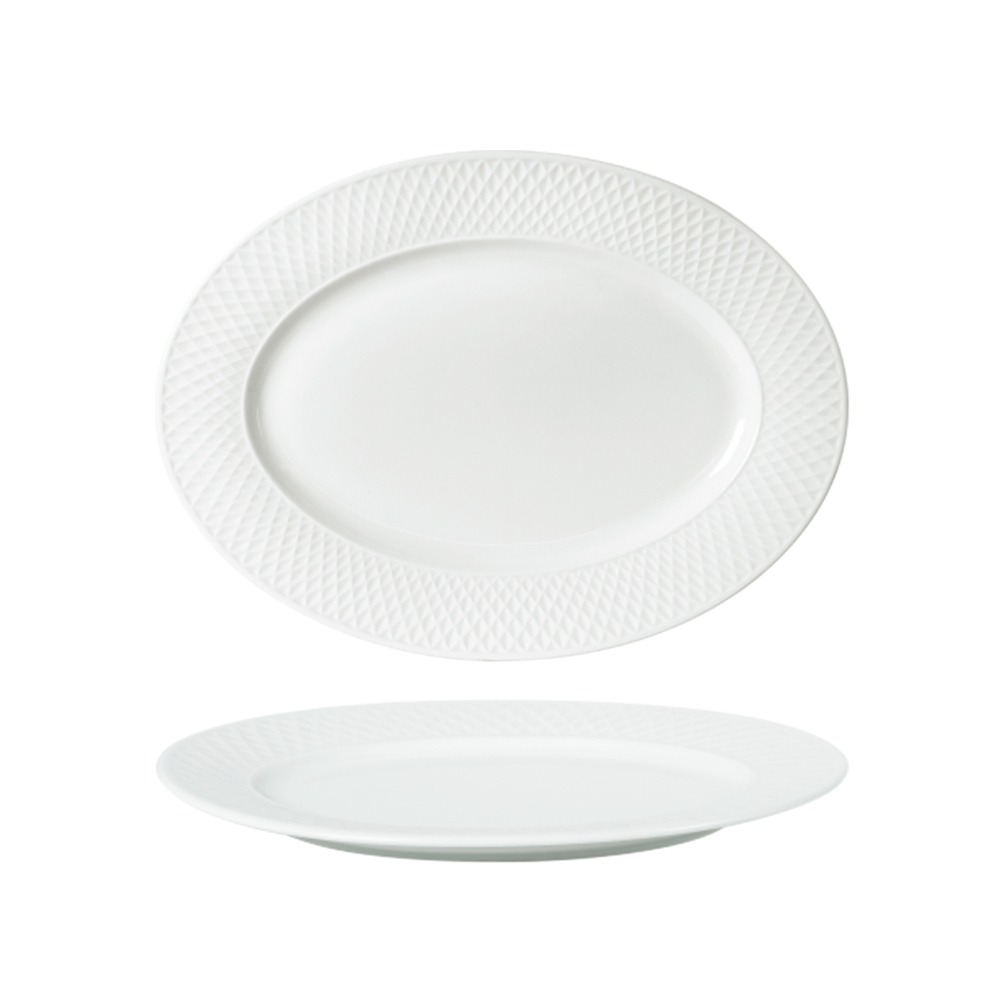 Prato Oval Qualitier Éclat 34 Cm Prato Oval Qualitier Éclat 34 Cm