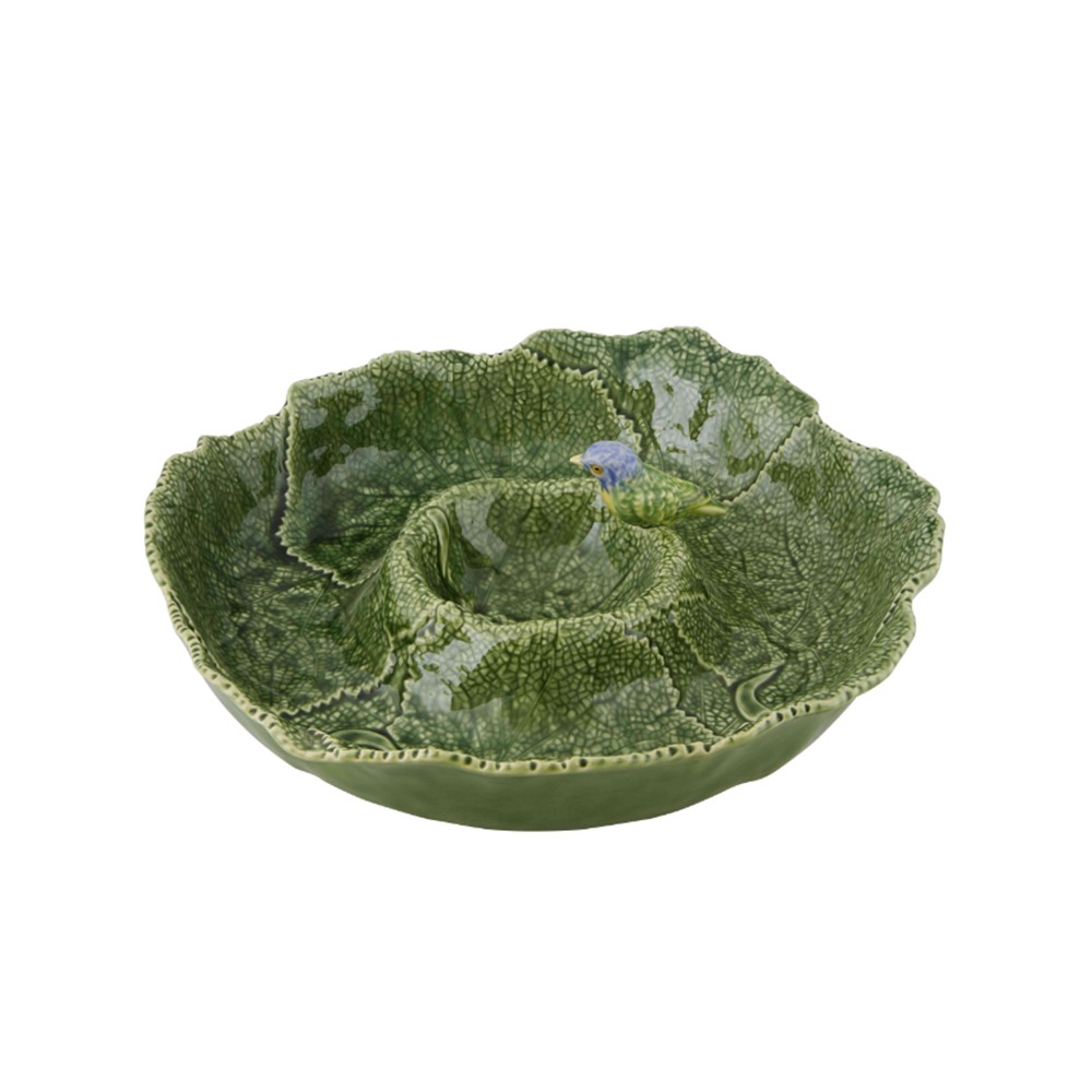 Prato Para Aperitivo Bordallo Pinheiro Cinerária 9 X 36,7 Cm