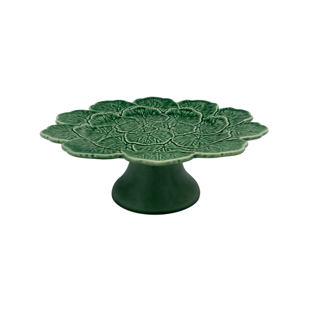 Prato Para Bolo Com Pe Bordallo Pinheiro Sardinheira