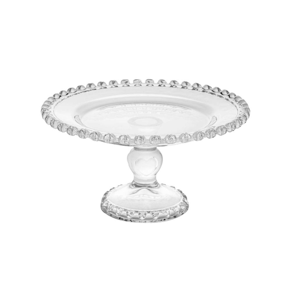 Prato Para Bolo Com Pe Lyor Coracao Prato Para Bolo Com Pe Lyor Coracao