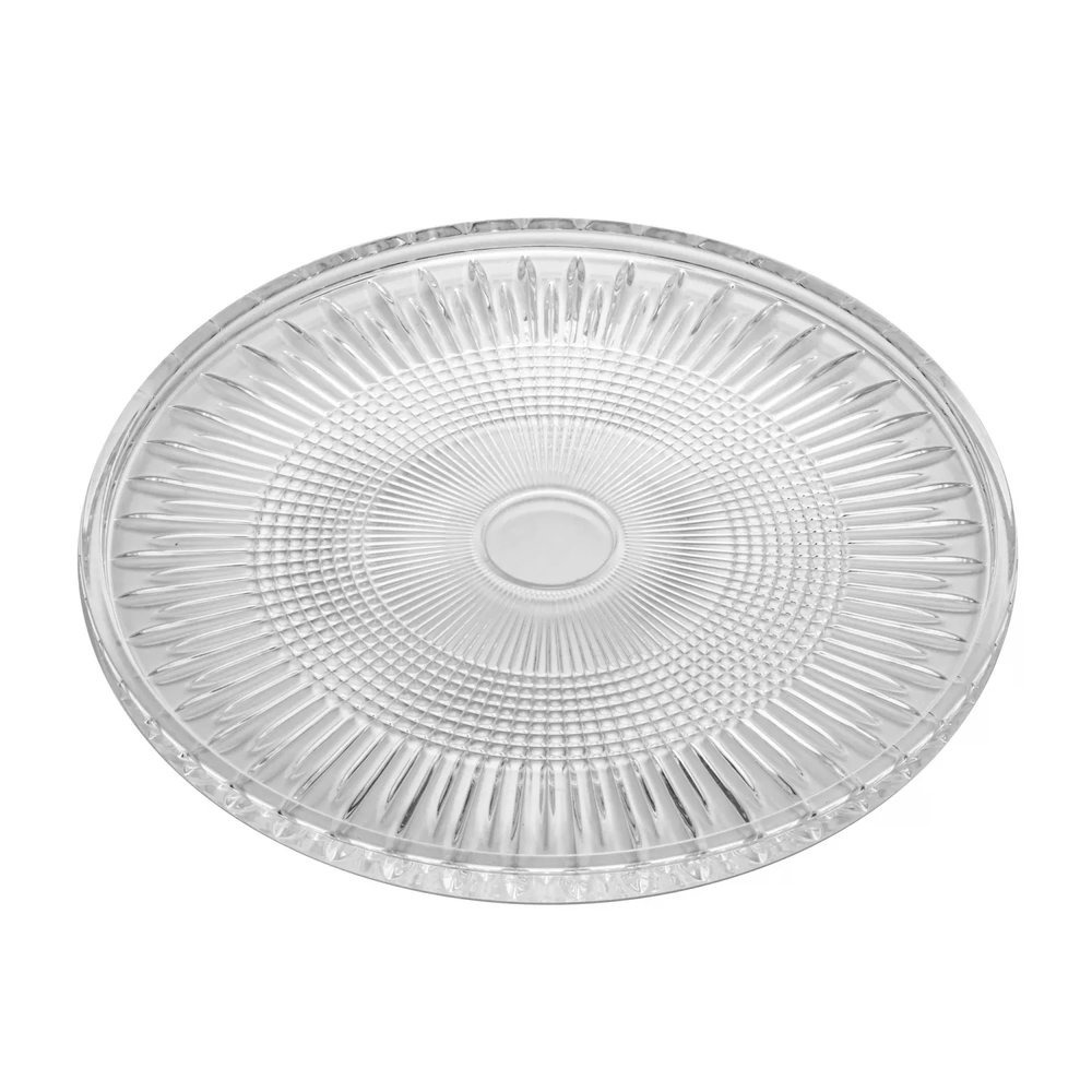 Prato Para Servir Wolff Queen Transparente 32 Cm