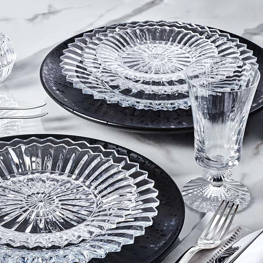 Baccarat Mille Nuits クリスタル皿 Prato Para Sobremesa Em Cristal Baccarat Mille Nuits | Presentes