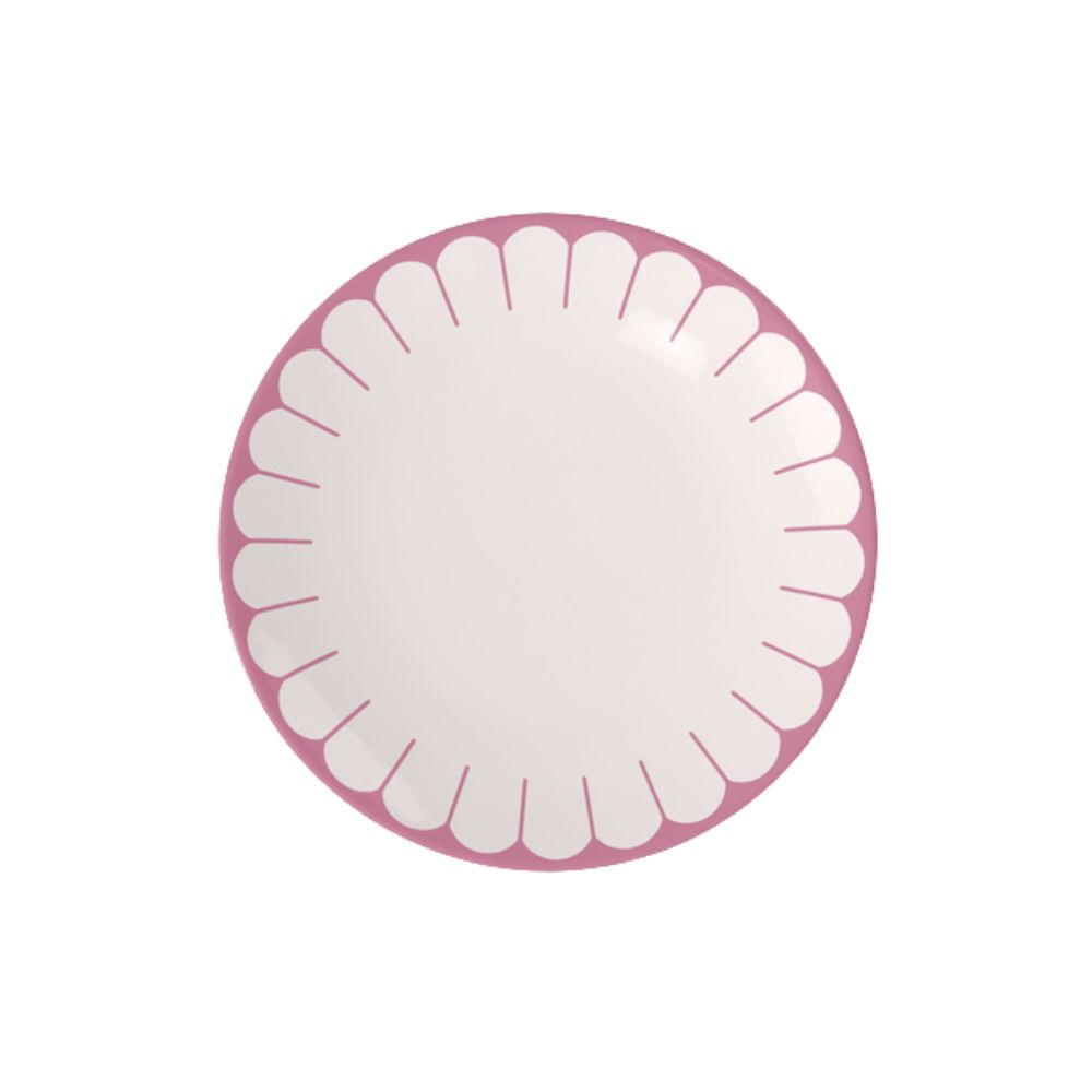 Prato Raso Villeroy e Boch Fleur Rosa 27 Cm