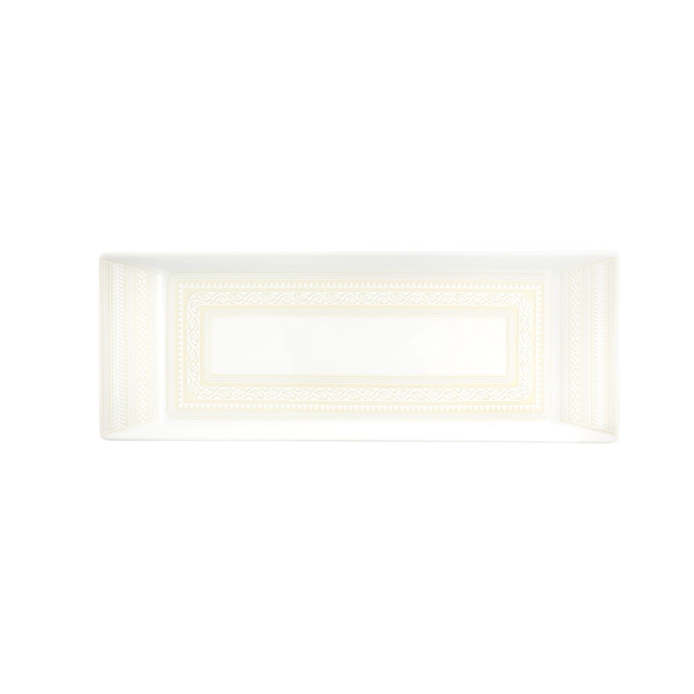 Prato Retangular Vista Alegre Ivory 32 Cm Prato Retangular Vista Alegre Ivory 32 Cm