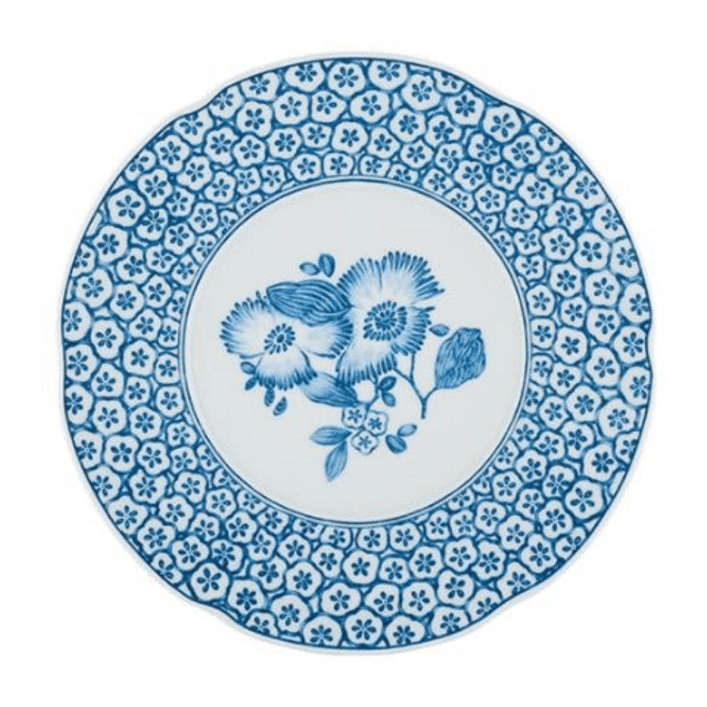 Prato Sobremesa Vista Alegre Coralina Azul 23 Cm - Cada Prato Sobremesa Vista Alegre Coralina Azul 23 Cm - Cada