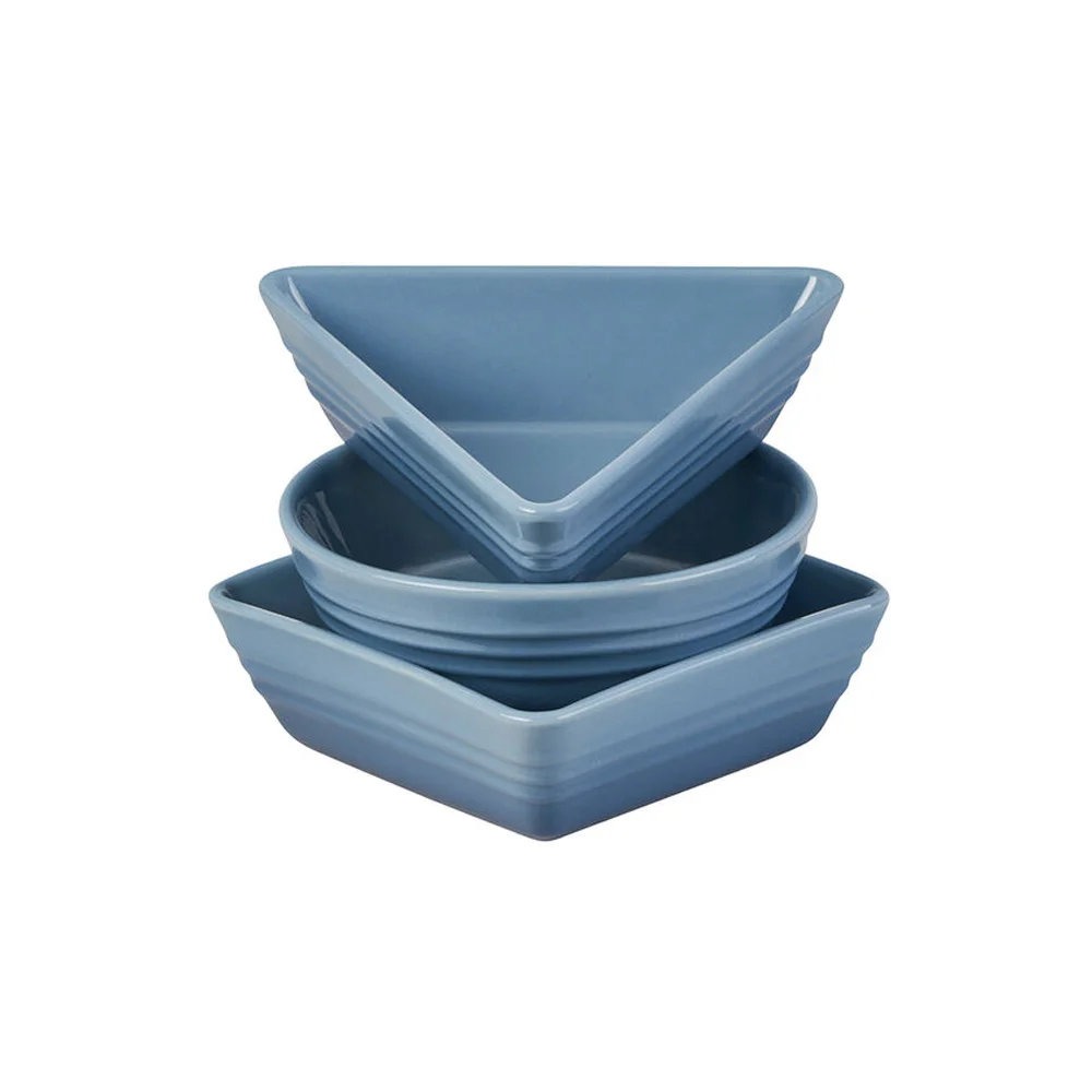 Jogo  C/ 3 Mini Pratos de Tapas Le Creuset