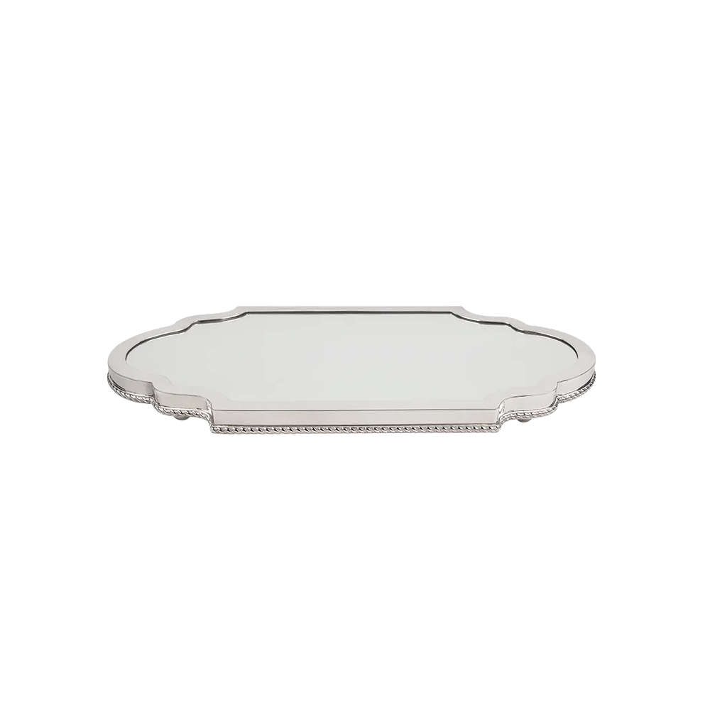 Presentoir Oval Silverlux Elegance 66 X 36 X 5 Cm Presentoir Oval Silverlux Elegance 66 X 36 X 5 Cm