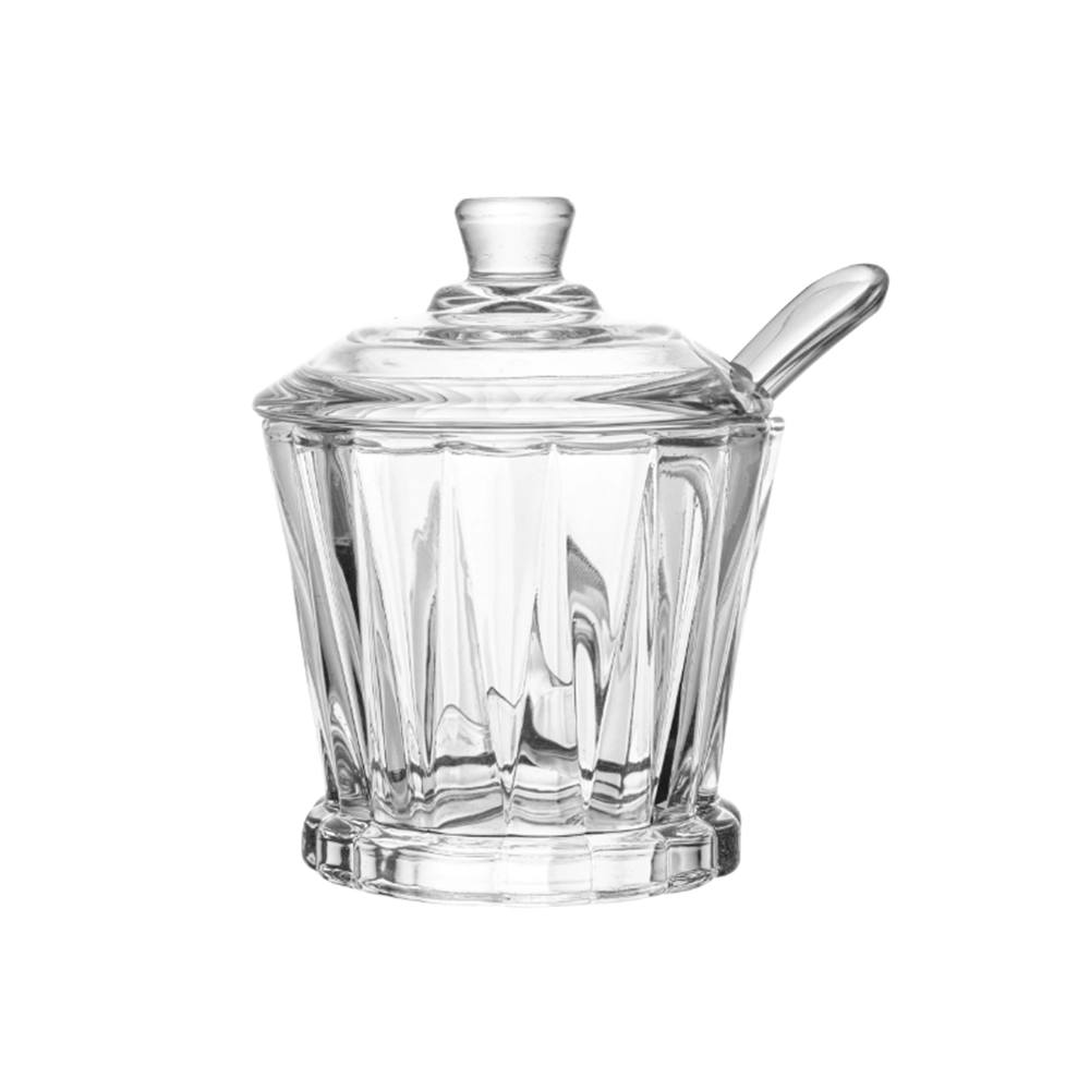 Açucareiro Com Tampa e Colher Lyor Radial 210 Ml Açucareiro Com Tampa e Colher Lyor Radial 210 Ml