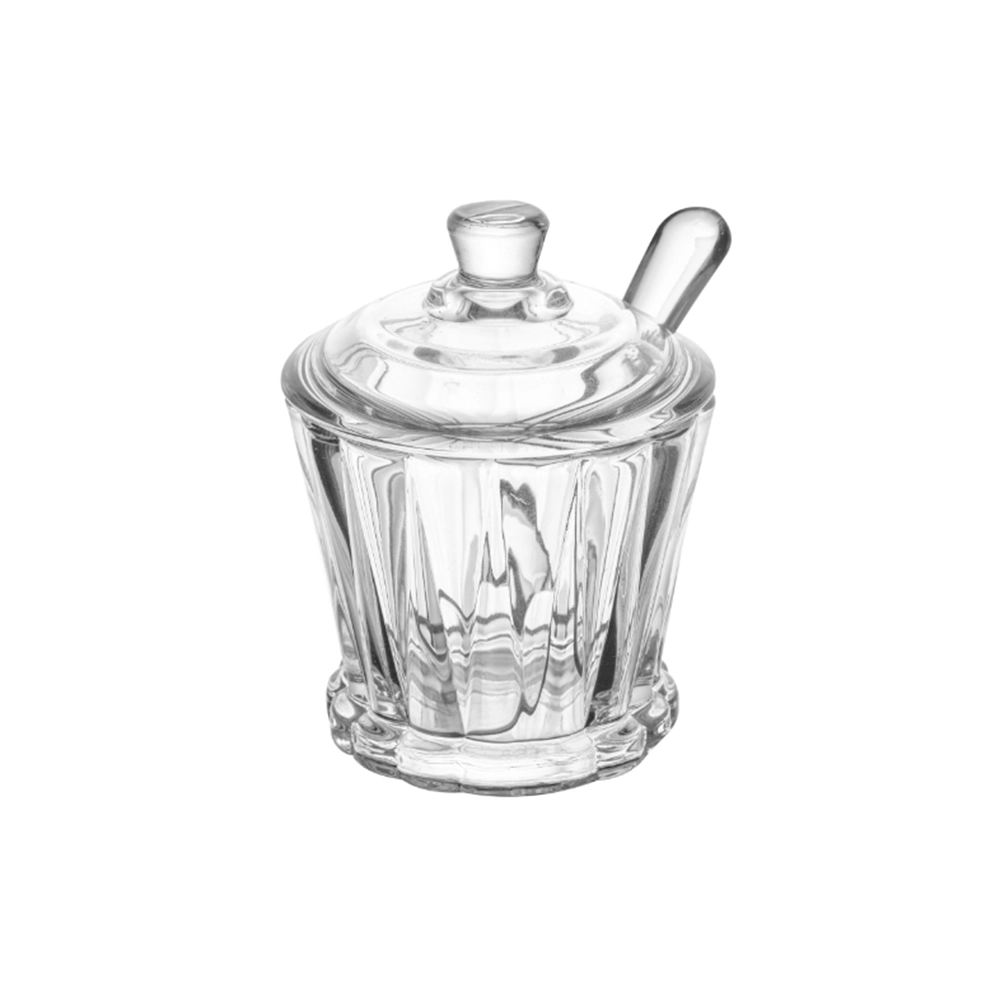 Açucareiro Com Tampa e Colher Lyor Radial 210 Ml Açucareiro Com Tampa e Colher Lyor Radial 210 Ml