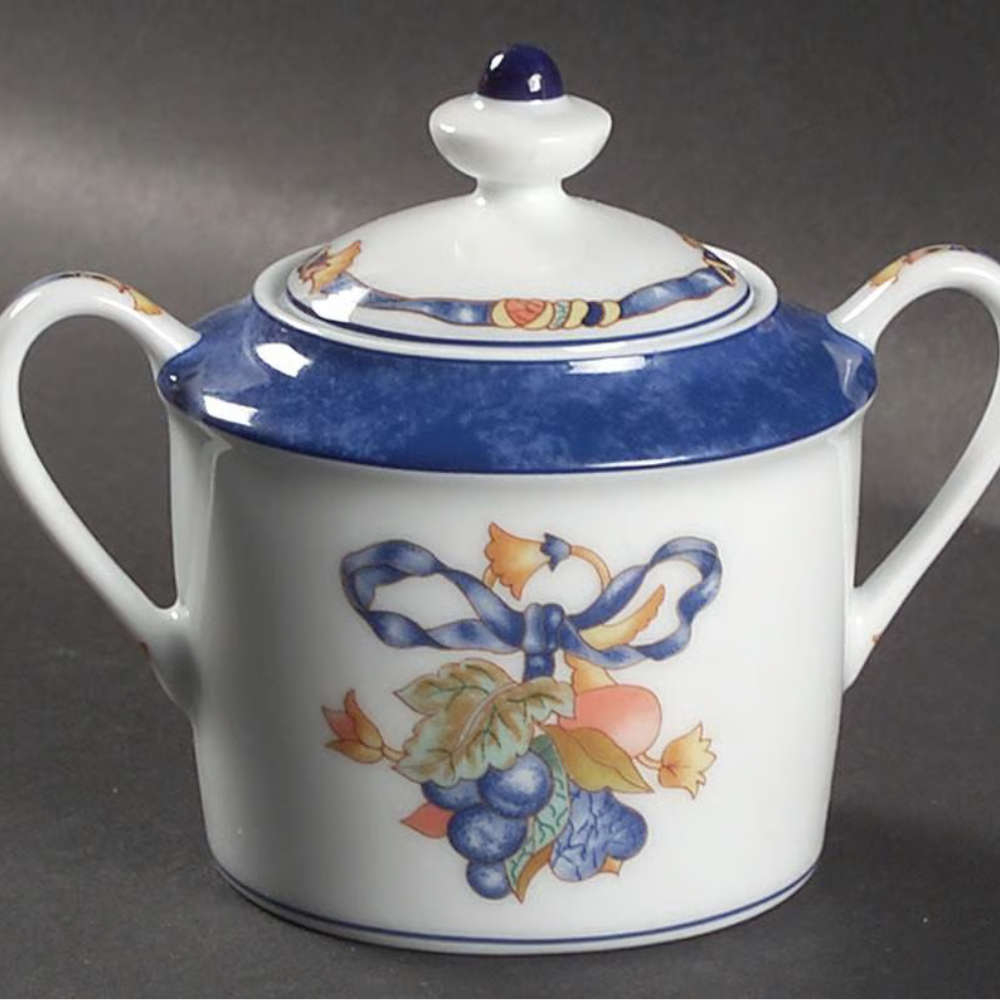 Acucareiro Bernardaud Carre Borghese Bleu