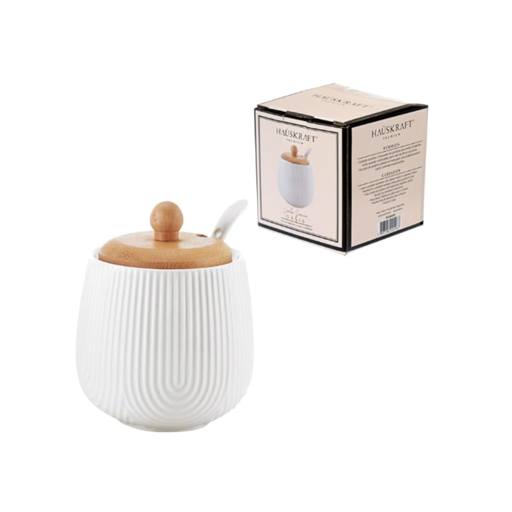 Acucareiro Com Colher Hauskraft Oasis 360 Ml