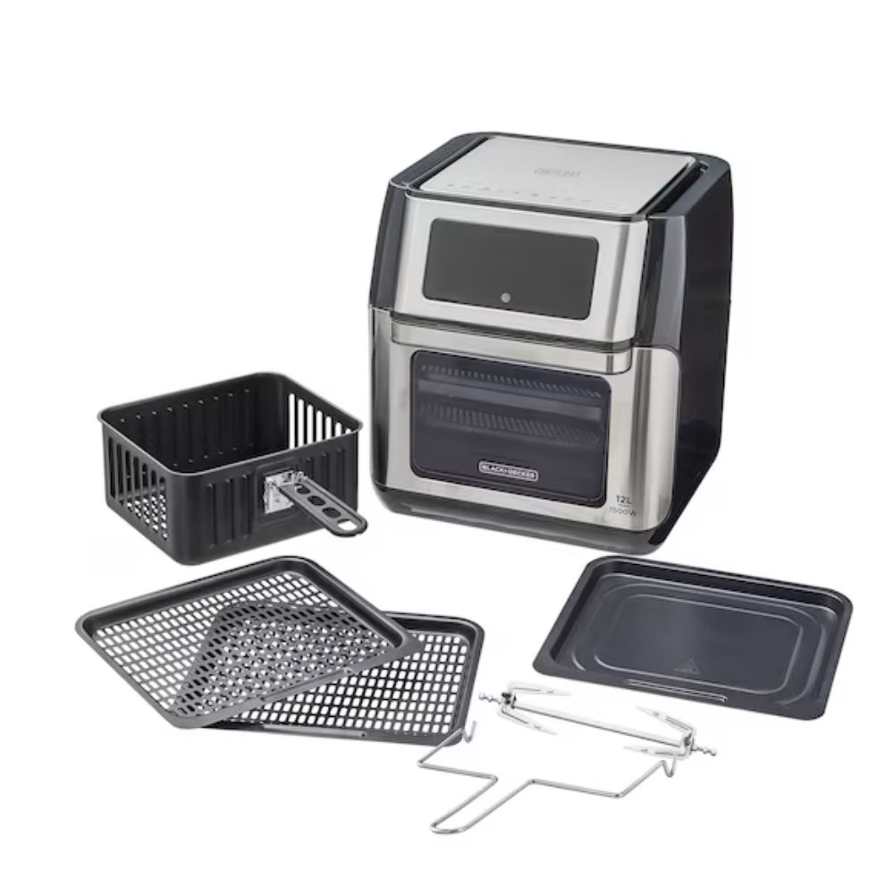 Air Fryer Oven 5 Em 1 Black + Decker Gourmand Gris Afo12g