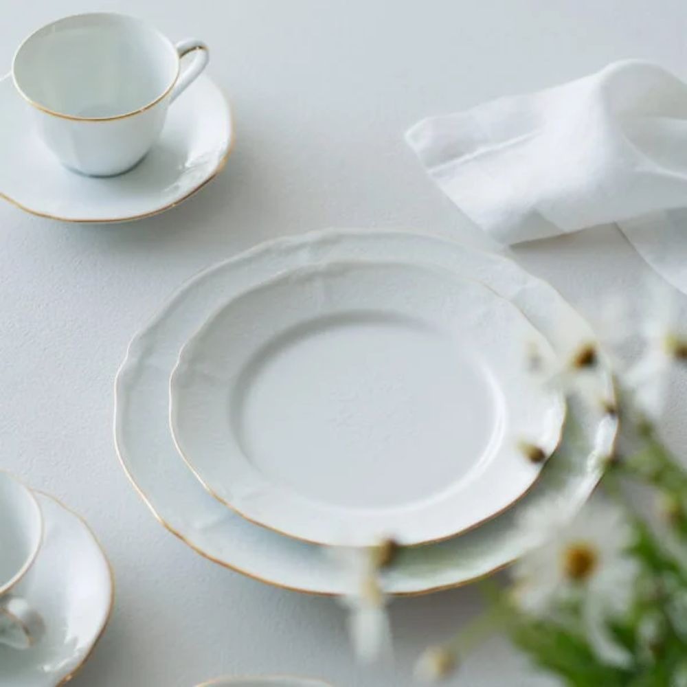 Aparelho de Jantar 18 Pecas Noritake Princess Bouquet Gold