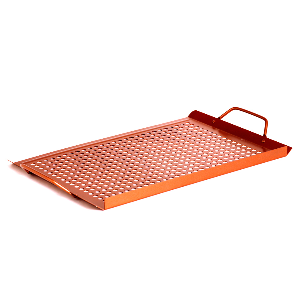 Assadeira / Bandeja Para Grelhar Em Churrasqueira Prana Gourmet Linha Felipe Bronze 44 X 29 Cm Assadeira / Bandeja Para Grelhar Em Churrasqueira Prana Gourmet Linha Felipe Bronze 44 X 29 Cm