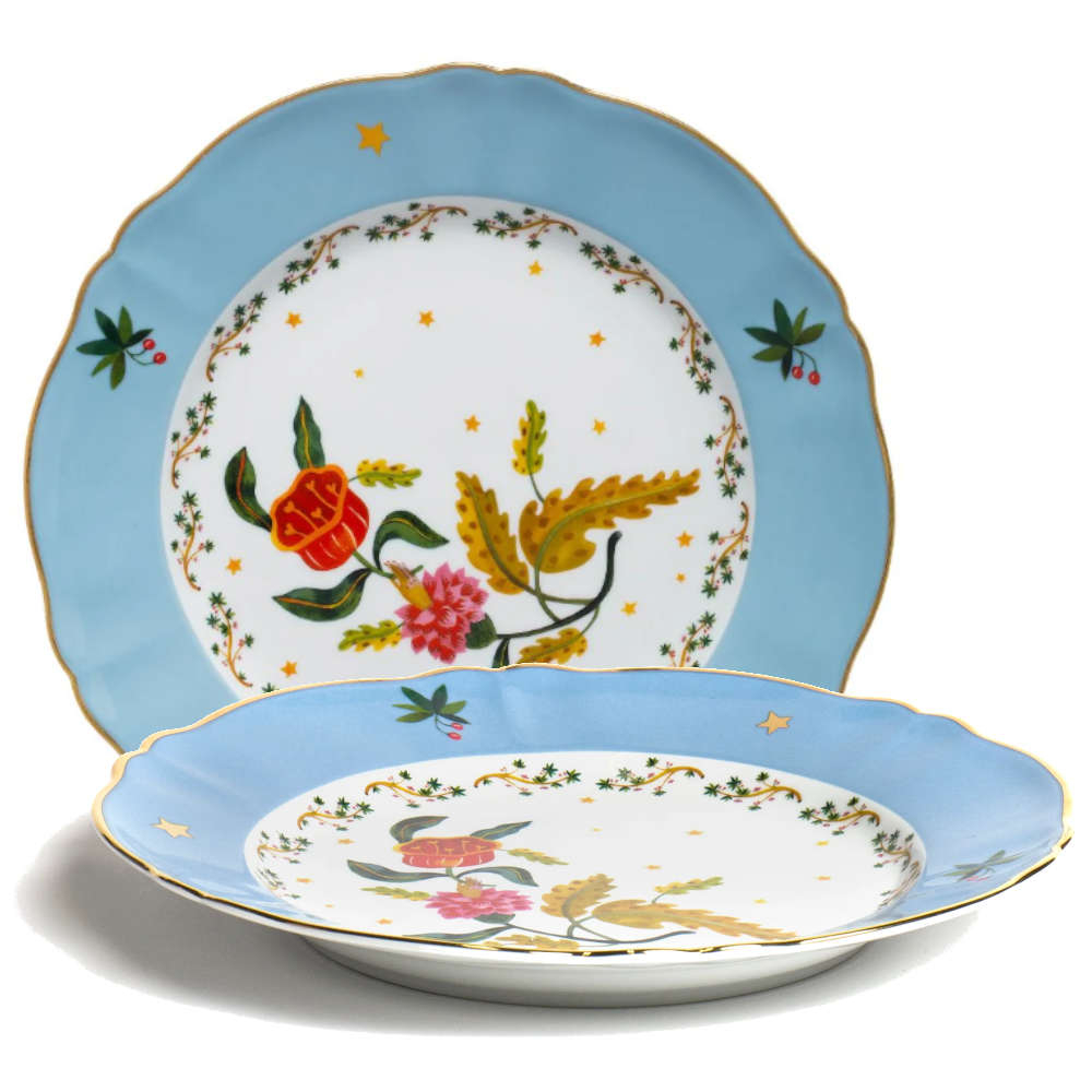 Baixela 18 Pecas Bitossi Floral