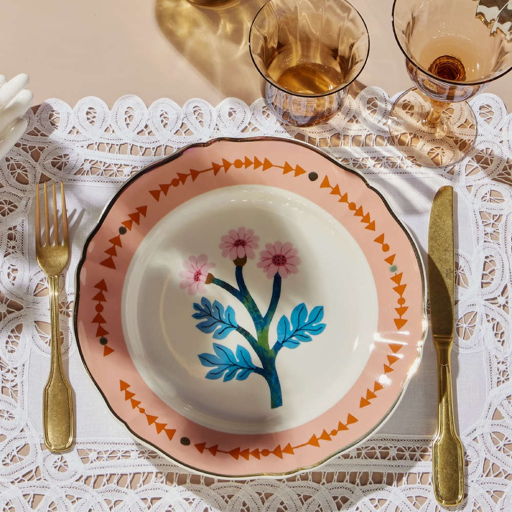 Baixela 18 Pecas Botanica Bitossi