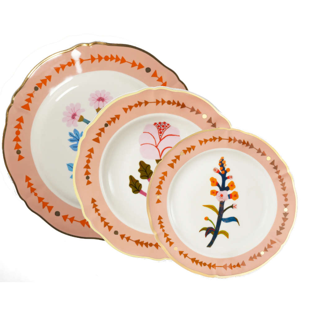 Baixela 18 Pecas Botanica Bitossi