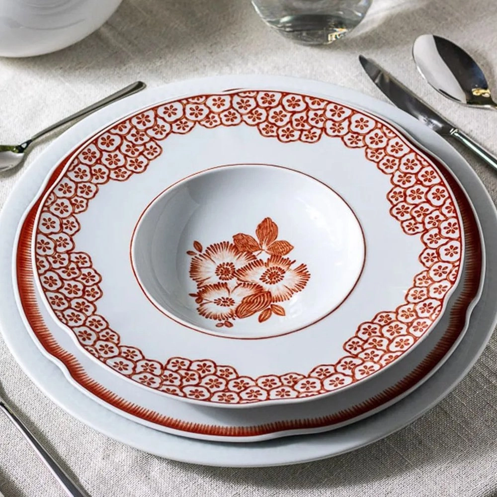 Aparelho de Jantar 24 Pecas Vista Alegre Coralina