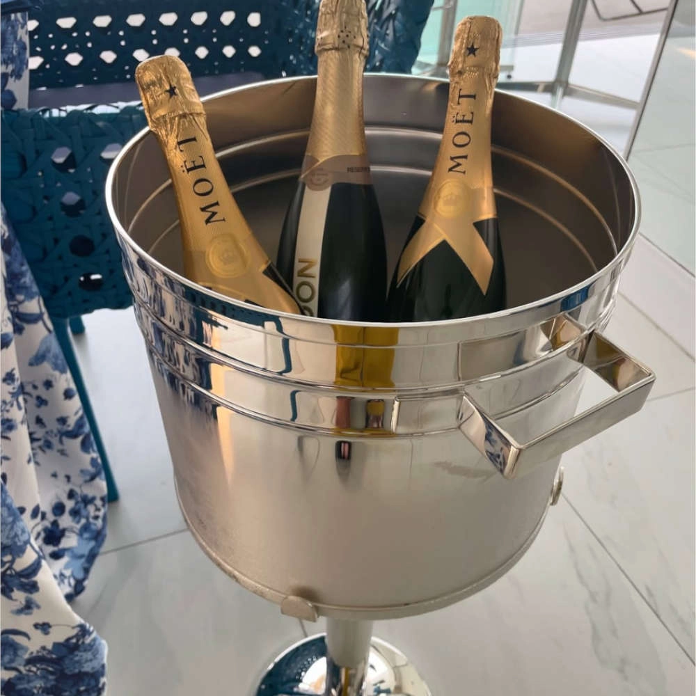 Balde Para Garrafas Com Coluna St James Balde Para Garrafas Com Coluna St James