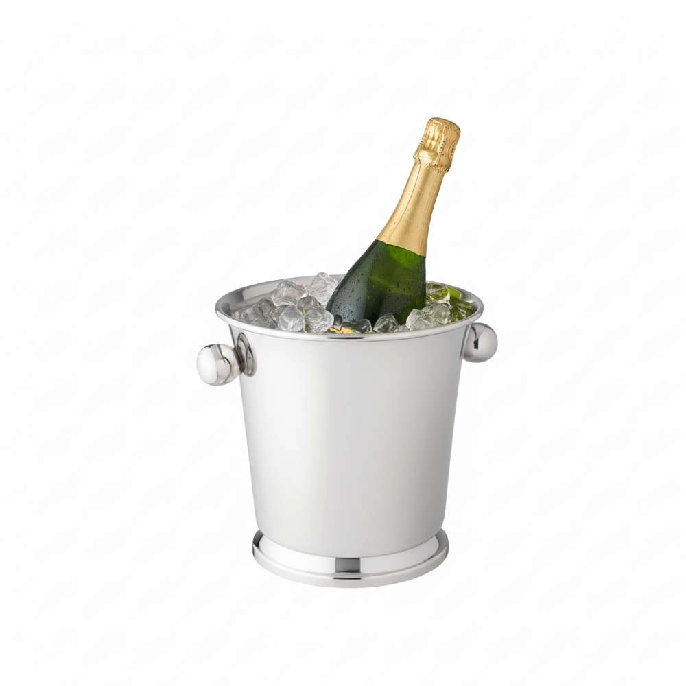 Balde Para Gelo Redondo Silverlux Liso 15 X 15 Cm