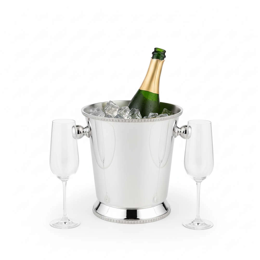 Balde Para Gelo Silverlux Versailles 15 X 15,5 Cm Balde Para Gelo Silverlux Versailles 15 X 15,5 Cm