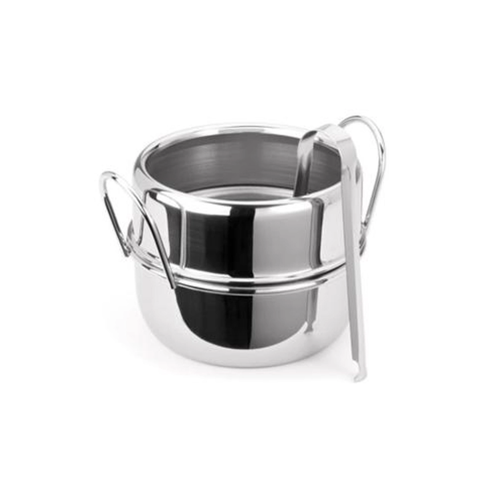 Balde Térmico Para Gelo Com Pinça e Alças Niqueladas Forma Inox 1,5 Litros