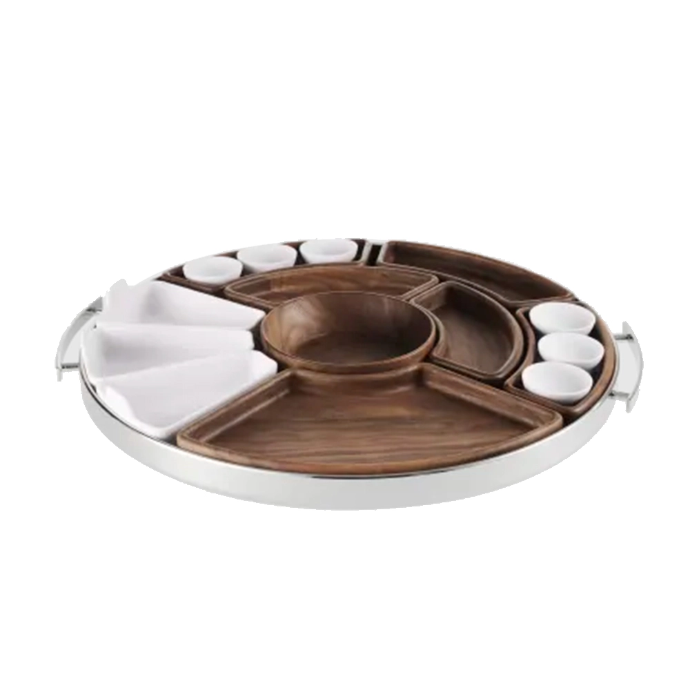 Bandeja Para Aperitivo Christofle Mood Asia 48 Cm Bandeja Para Aperitivo Christofle Mood Asia 48 Cm