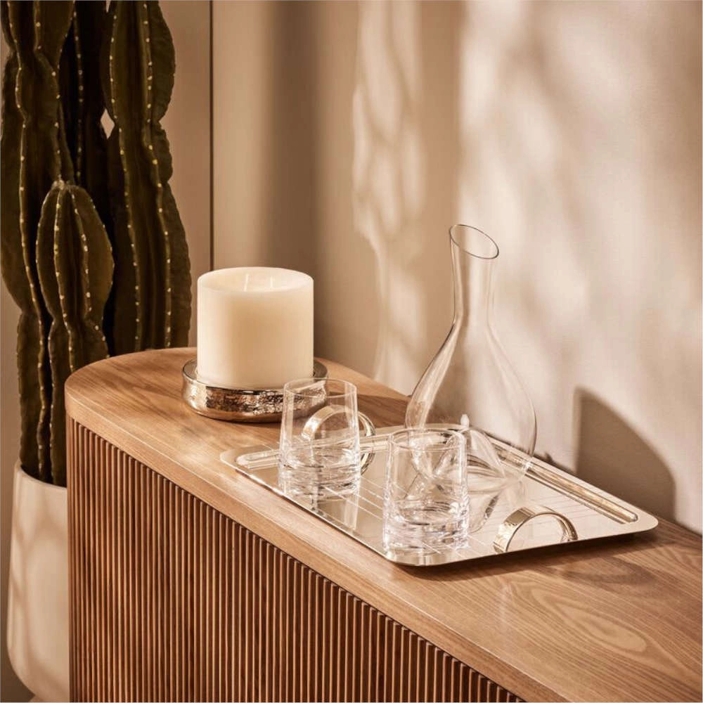 Bandeja Retangular Christofle Graphik Com Alca