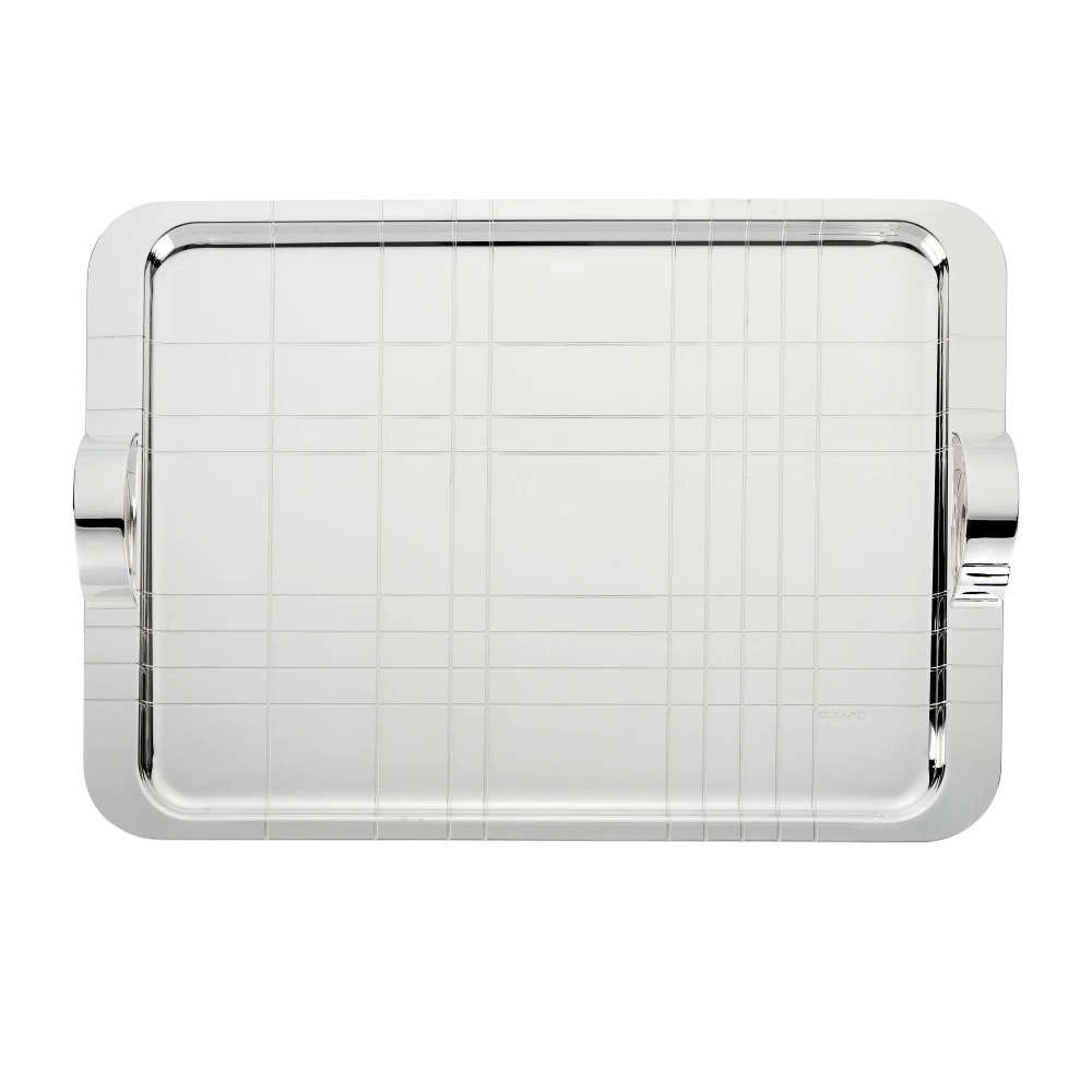 Bandeja Retangular Christofle Graphik Com Alca