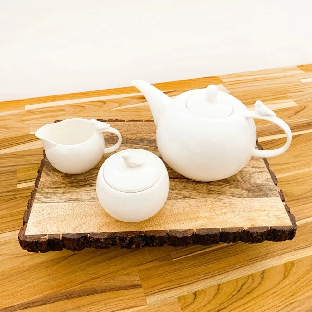 Bandeja Retangular Com Suporte Para Servir Bon Gourmet 32 X 22 X 7,5 Cm