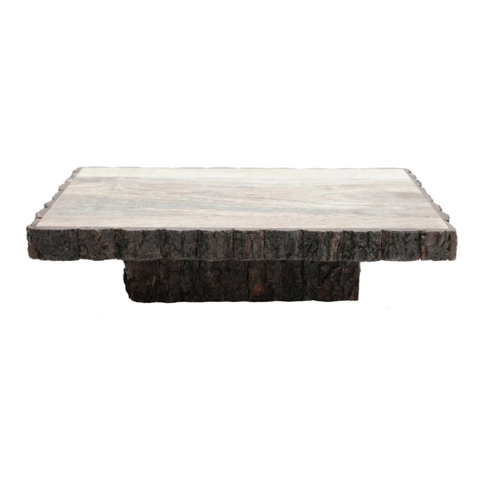 Bandeja Retangular Com Suporte Para Servir Bon Gourmet 32 X 22 X 7,5 Cm