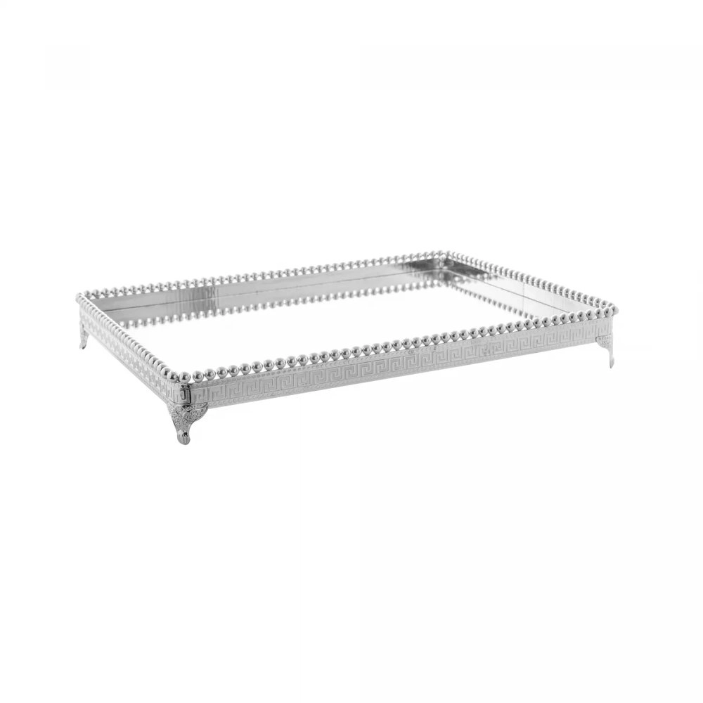 Bandeja Retangular Lyor Zigzag 46 X 32,5 X 6,5 Cm Bandeja Retangular Lyor Zigzag 46 X 32,5 X 6,5 Cm