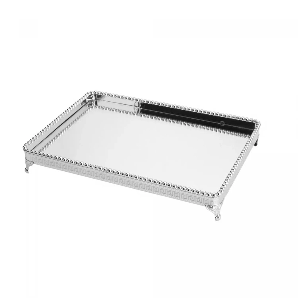 Bandeja Retangular Lyor Zigzag 46 X 32,5 X 6,5 Cm Bandeja Retangular Lyor Zigzag 46 X 32,5 X 6,5 Cm