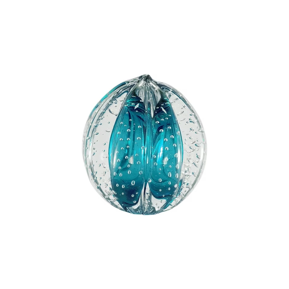 Bola Rigada Senna Cristais D´labone Aquamarine 8 Cm