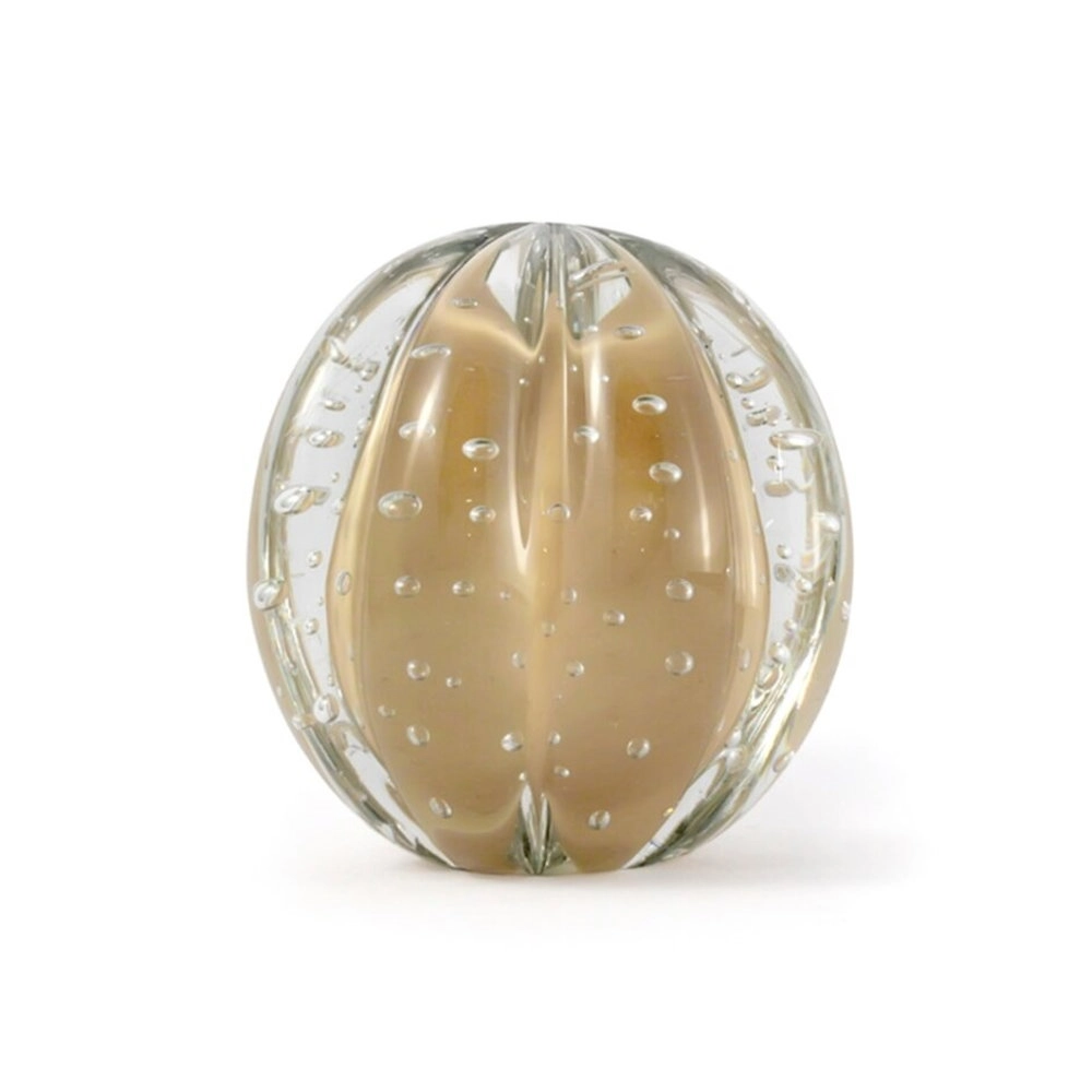 Bola Rigada Senna Cristais D´labone Champagne 12 Cm