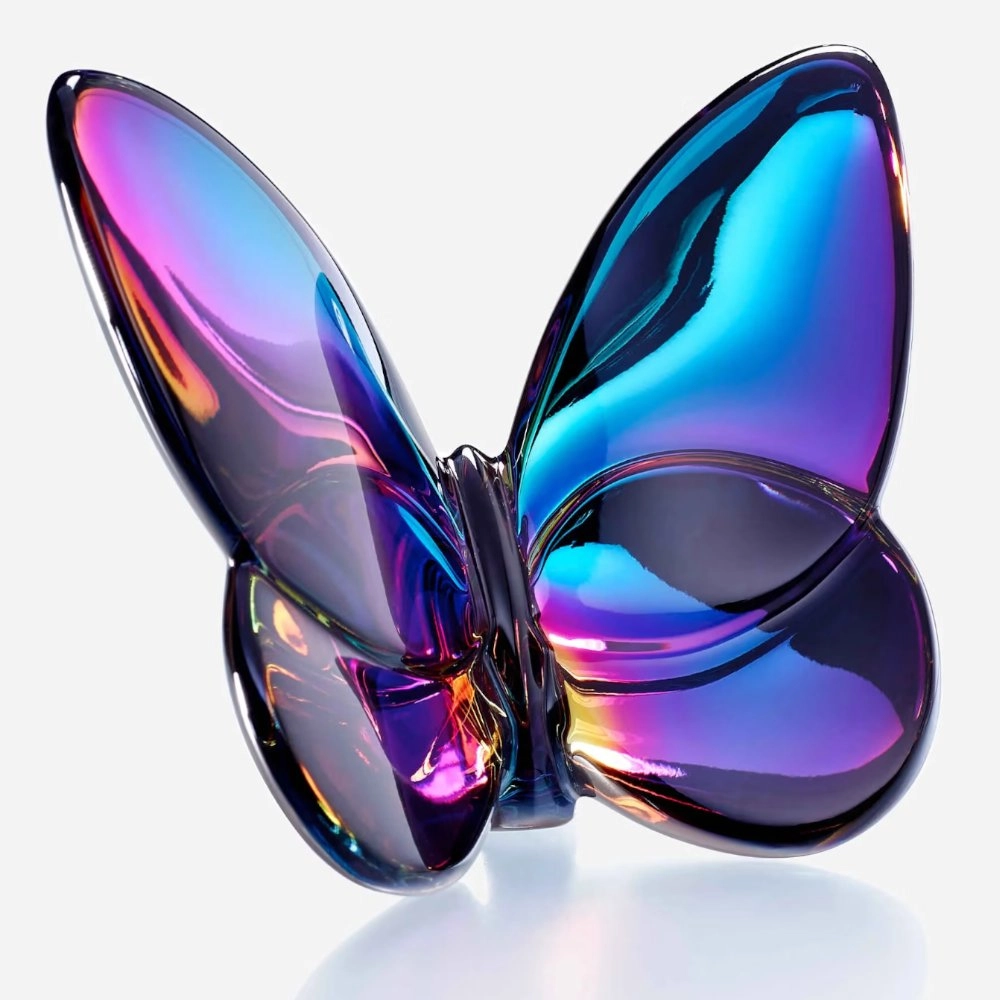 Escultura Em Cristal Baccarat Lucky Butterfley 8 Cm Escultura Em Cristal Baccarat Lucky Butterfley 8 Cm