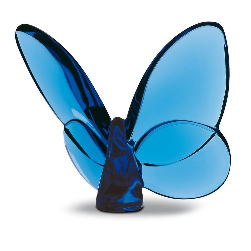 Borboleta Em Cristal Baccarat Safira – Colecao Papillon