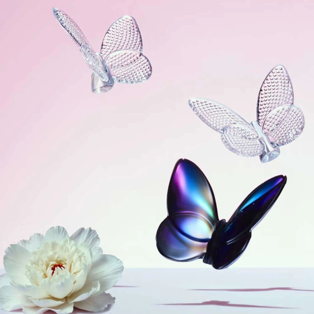 Borboleta Em Cristal Baccarat Translucido – Colecao Papillon Borboleta Em Cristal Baccarat Translucido – Colecao Papillon