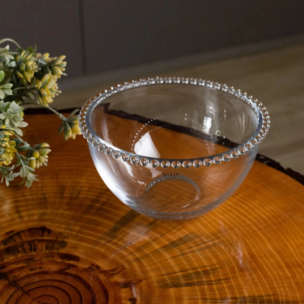 Bowl Wolff Pearl Transparente 21 X 12 Cm Bowl Wolff Pearl Transparente 21 X 12 Cm