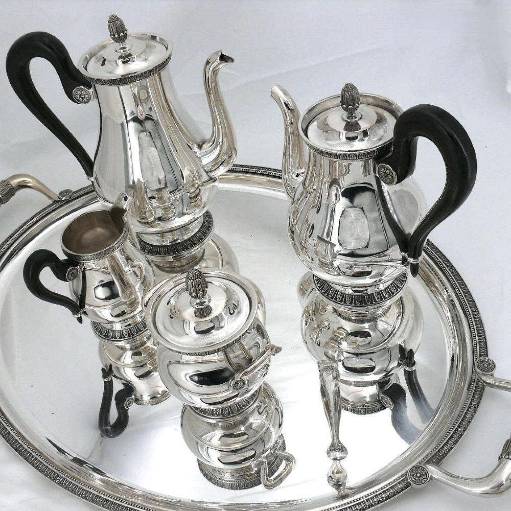 Bule de Cafe Christofle Malmaison 1,2 Litros