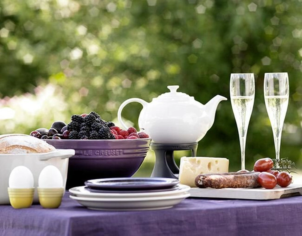 Bule de Cha Classico Le Creuset Branco 1,3 Litros