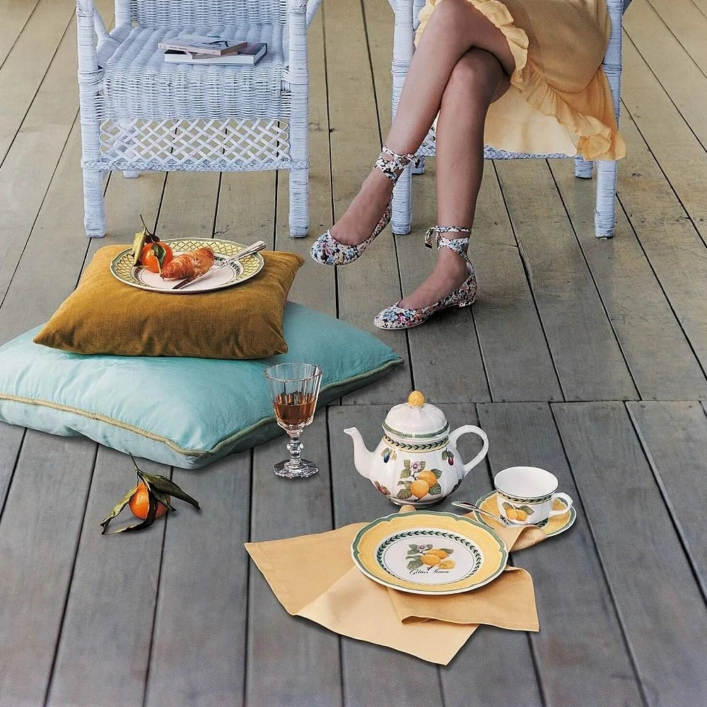 Bule de Cha  French Garden Fleurence Villeroy e Boch