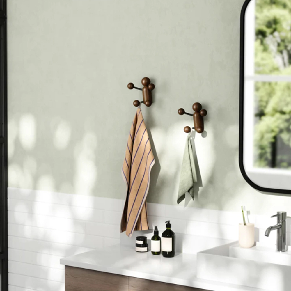 Cabideiro de Parede Umbra Woody 14 X 10 X 17 Cm - Cada Cabideiro de Parede Umbra Woody 14 X 10 X 17 Cm - Cada