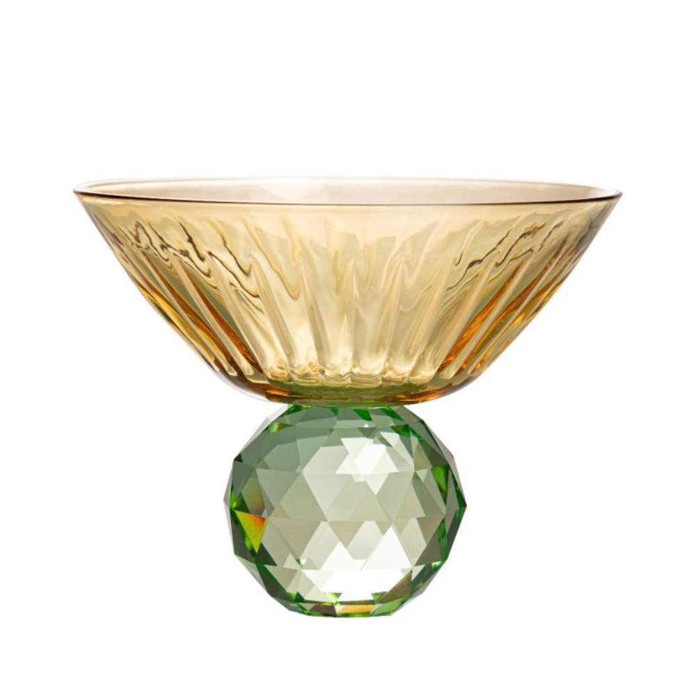 Cada - Taca Para Sobremesa Facet Ambar