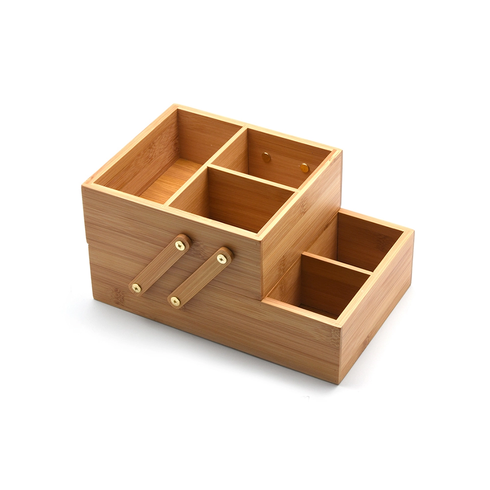 Caixa Organizadora 2 Andares Oikos Natural 26 X 13 X 16 Cm