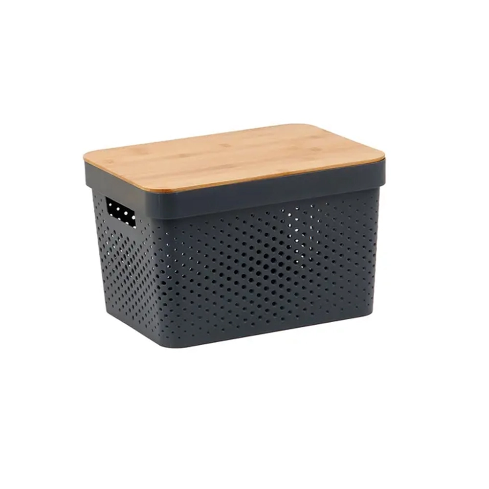 Caixa Organizadora Com Tampa Oikos Poá 18 Litros